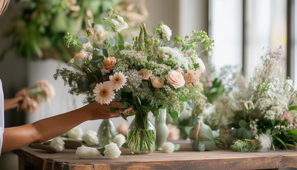 sympathy flowers at home