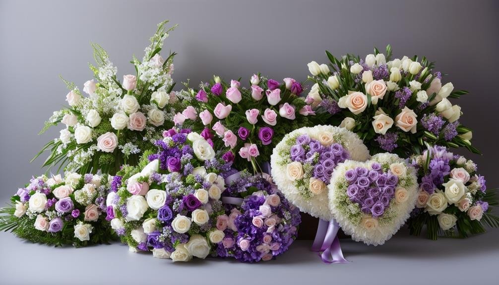 Different Styles of Funeral Flower Arrangements