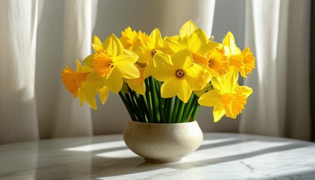 yellow flowers in spring